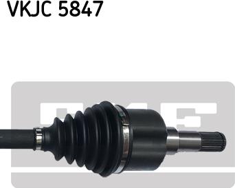 SKF VKJC 5847 - Приводний вал autocars.com.ua