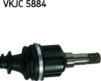 SKF VKJC 5884 - Приводной вал autodnr.net