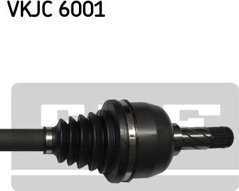 SKF VKJC 6001 - Приводний вал autocars.com.ua