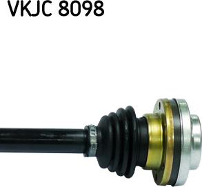 SKF VKJC 8098 - Приводний вал autocars.com.ua