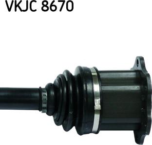 SKF VKJC 8670 - Приводний вал autocars.com.ua