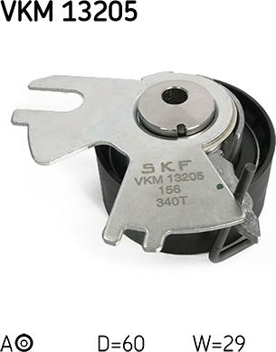 SKF VKM 13205 - Натяжной ролик, ремень ГРМ avtokuzovplus.com.ua