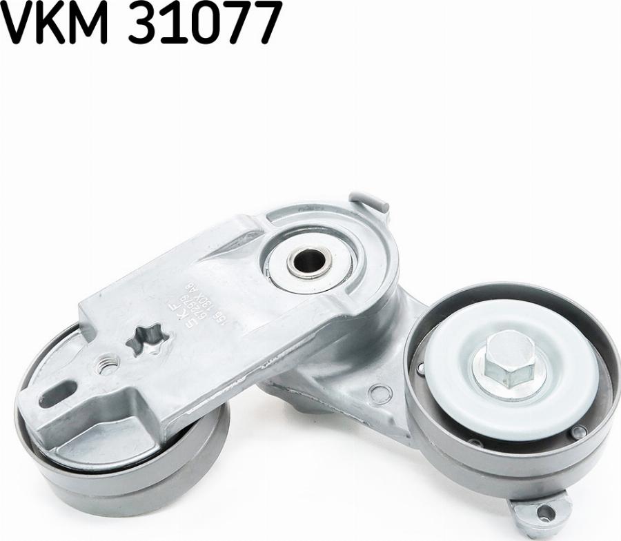 SKF VKM 31077 - Натягувач ременя, клинові зуб. autocars.com.ua