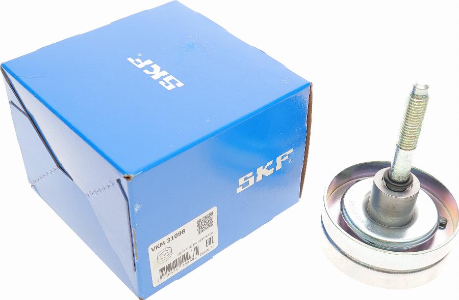 SKF VKM 31098 - Паразитний / провідний ролик, поліклиновий ремінь autocars.com.ua