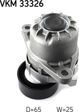 SKF VKM 33326 - Натягувач ременя, клинові зуб. autocars.com.ua