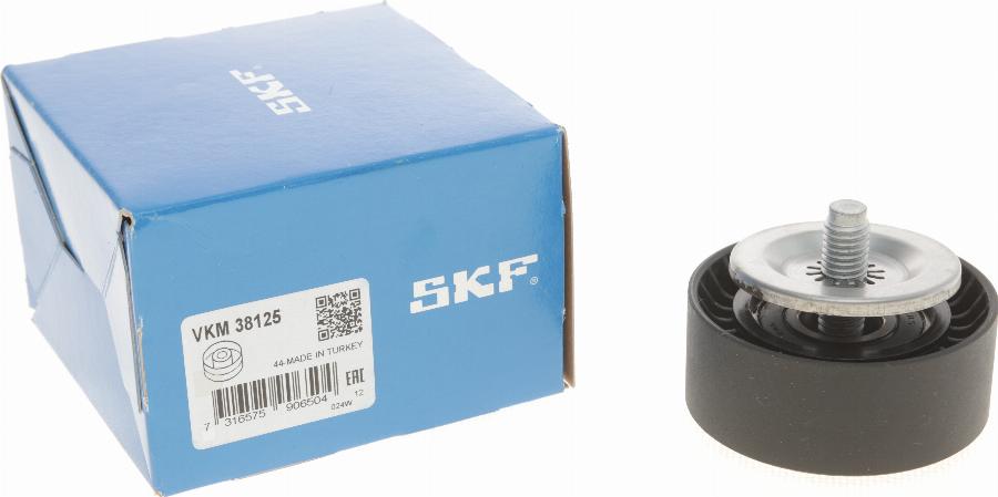 SKF VKM 38125 - Паразитний / провідний ролик, поліклиновий ремінь autocars.com.ua