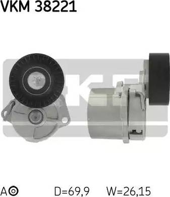 SKF VKM 38221 - Натяжитель, поликлиновый ремень avtokuzovplus.com.ua