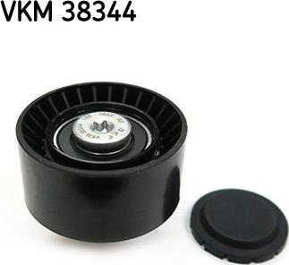 SKF VKM 38344 - Паразитний / провідний ролик, поліклиновий ремінь autocars.com.ua