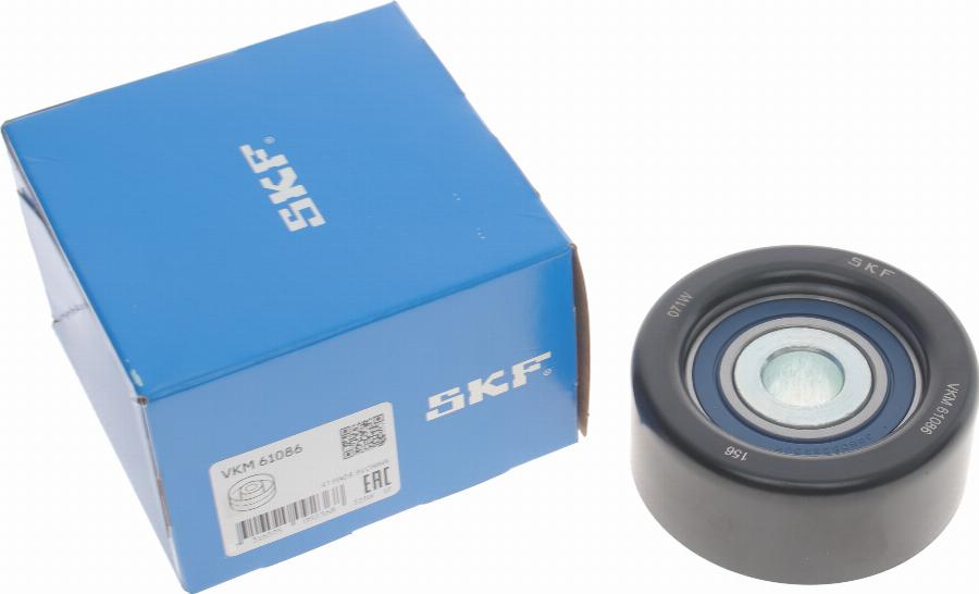 SKF VKM 61086 - Направляющий ролик, поликлиновый ремень autodnr.net