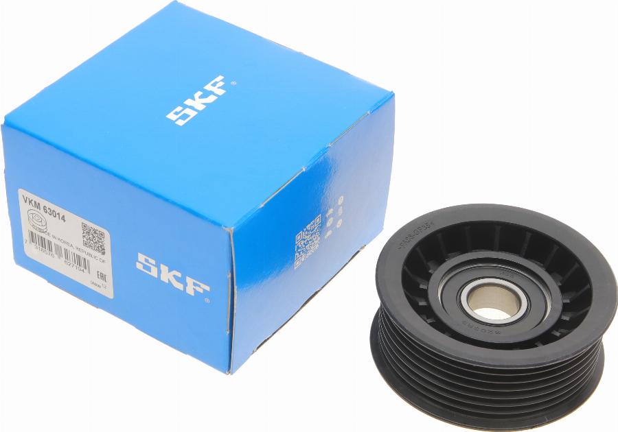 SKF VKM 63014 - Паразитний / провідний ролик, поліклиновий ремінь autocars.com.ua