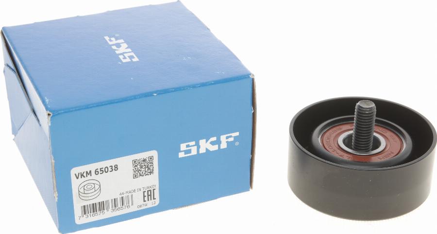 SKF VKM 65038 - Паразитний / провідний ролик, поліклиновий ремінь autocars.com.ua