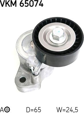 SKF VKM 65074 - Направляющий ролик, поликлиновый ремень avtokuzovplus.com.ua