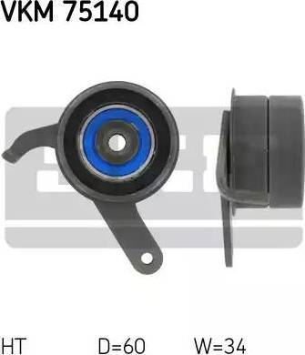 SKF VKM 75140 - Натяжной ролик, ремень ГРМ avtokuzovplus.com.ua