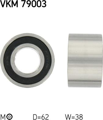 SKF VKM 79003 - Натяжна ролик, ремінь ГРМ autocars.com.ua