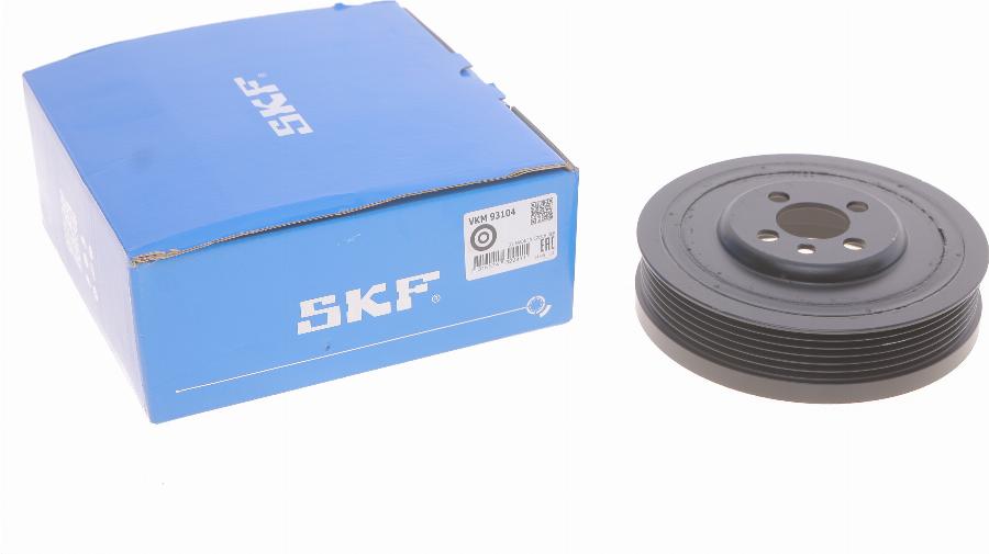 SKF VKM 93104 - Ремінний шків, колінчастий вал autocars.com.ua