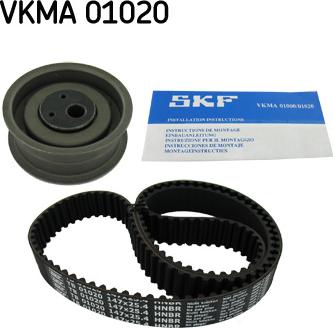 SKF VKMA 01020 - Комплект ременя ГРМ autocars.com.ua