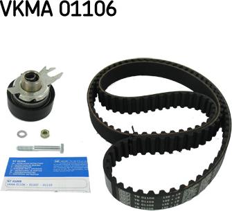 SKF VKMA 01106 - Комплект ременя ГРМ autocars.com.ua