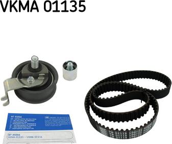SKF VKMA 01135 - Комплект ремня ГРМ autodnr.net