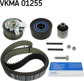 SKF VKMA 01255 - Комплект ремня ГРМ avtokuzovplus.com.ua