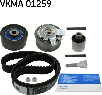 SKF VKMA 01259 - Комплект ременя ГРМ autocars.com.ua