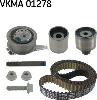 SKF VKMA 01278 - Комплект ременя ГРМ autocars.com.ua