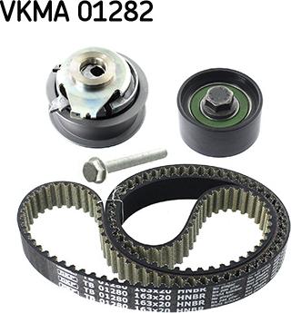 SKF VKMA 01282 - Комплект ременя ГРМ autocars.com.ua