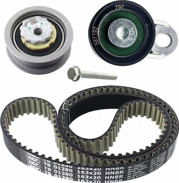 SKF VKMA 01287 - Комплект ременя ГРМ autocars.com.ua