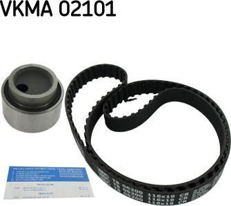 SKF VKMA 02101 - Комплект ремня ГРМ autodnr.net