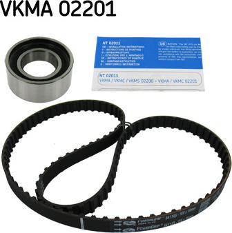 SKF VKMA 02201 - Комплект ременя ГРМ autocars.com.ua