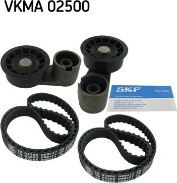 SKF VKMA 02500 - Комплект ремня ГРМ autodnr.net