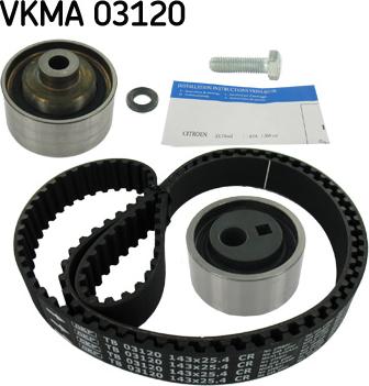 SKF VKMA 03120 - Комплект ремня ГРМ autodnr.net
