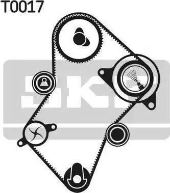 SKF VKMS 03241 - Комплект ремня ГРМ autodnr.net