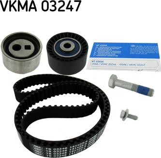 SKF VKMA 03247 - Комплект ремня ГРМ autodnr.net