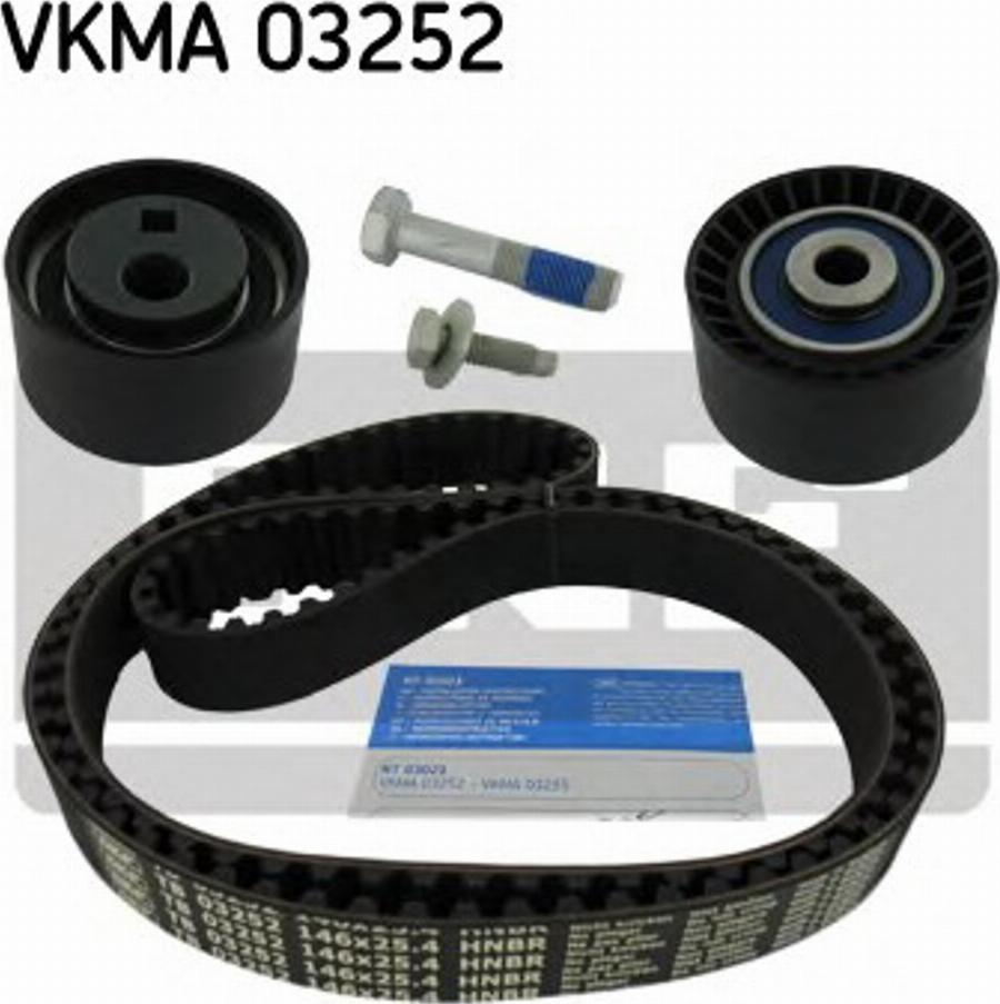 SKF VKMA 03252 - Комплект ремня ГРМ avtokuzovplus.com.ua