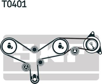 SKF VKMA 03261 - Комплект реміньролики autocars.com.ua