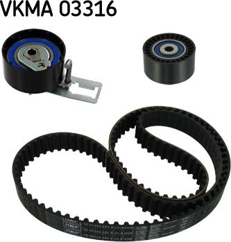 SKF VKMA 03316 - Комплект ремня ГРМ autodnr.net