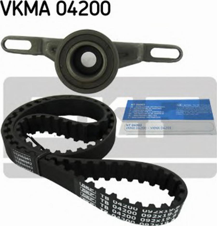 SKF VKMA04200 - Комплект ремня ГРМ autodnr.net