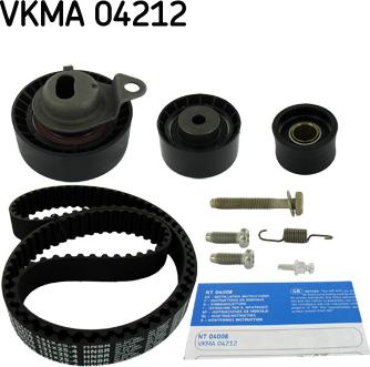 SKF VKMA 04212 - Комплект ременя ГРМ autocars.com.ua