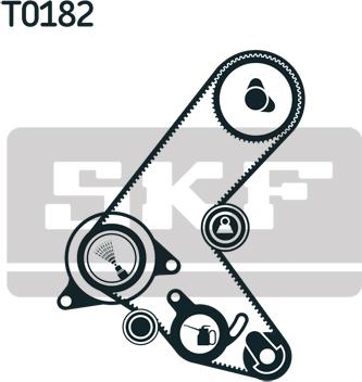 SKF VKMA 05606 - Комплект ремня ГРМ avtokuzovplus.com.ua