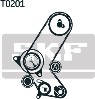 SKF VKMA 05700 - Комплект реміньролики autocars.com.ua