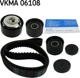 SKF VKMA 06108 - Комплект ремня ГРМ avtokuzovplus.com.ua