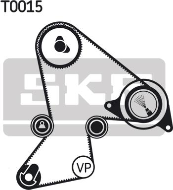 SKF VKMA 06212 - Комплект ремня ГРМ avtokuzovplus.com.ua