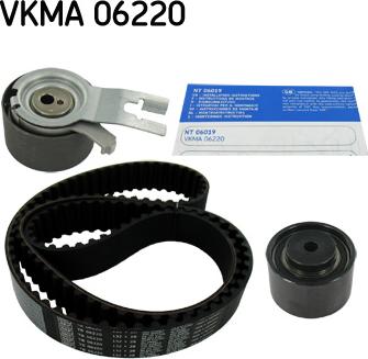 SKF VKMA 06220 - К-кт ГРМ пасокролик Volvo C30-C70-S40-S60-S80-V40-V50 06- autocars.com.ua