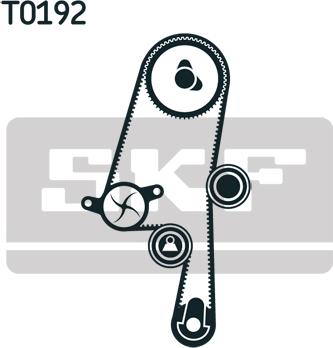 SKF VKMA 06220 - К-кт ГРМ пасокролик Volvo C30-C70-S40-S60-S80-V40-V50 06- autocars.com.ua