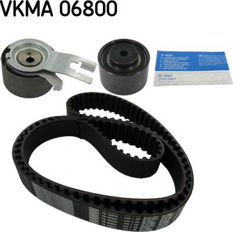 SKF VKMA 06800 - Комплект ременя ГРМ autocars.com.ua