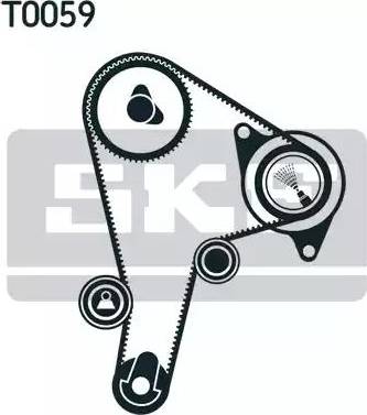 SKF VKMA 07110 - Комплект ремня ГРМ avtokuzovplus.com.ua