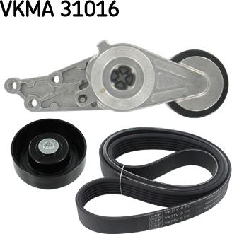 SKF VKMA 31016 - Поликлиновый ременный комплект autodnr.net