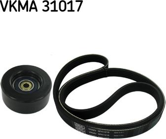 SKF VKMA 31017 - Поликлиновий ремінний комплект autocars.com.ua