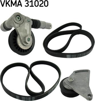SKF VKMA 31020 - Поликлиновый ременный комплект autodnr.net