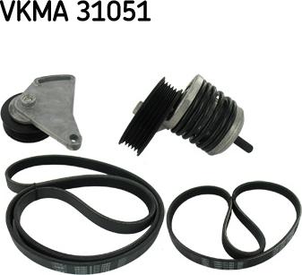 SKF VKMA 31051 - Поликлиновый ременный комплект autodnr.net